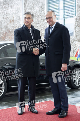 Empfang des Premierministers von Kroatien in Berlin