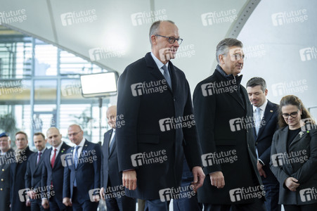 Empfang des Premierministers von Kroatien in Berlin