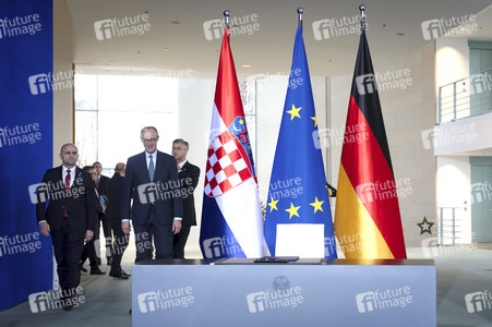 Empfang des Premierministers von Kroatien in Berlin