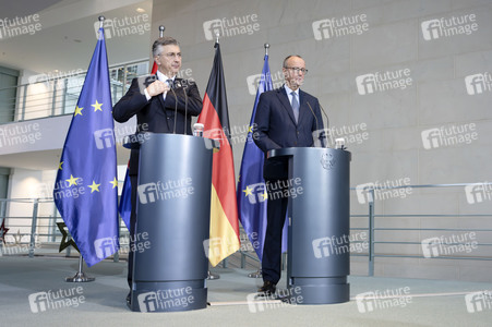 Empfang des Premierministers von Kroatien in Berlin