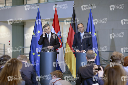 Empfang des Premierministers von Kroatien in Berlin