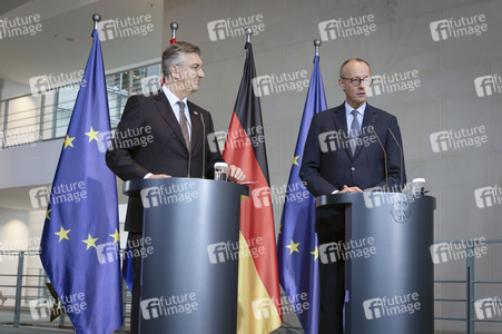 Empfang des Premierministers von Kroatien in Berlin