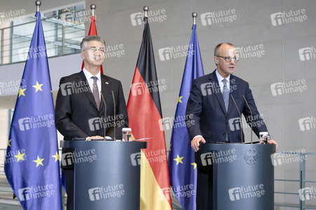 Empfang des Premierministers von Kroatien in Berlin