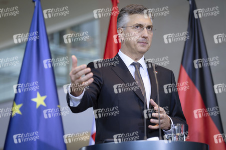 Empfang des Premierministers von Kroatien in Berlin