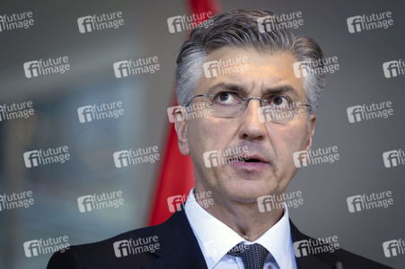 Empfang des Premierministers von Kroatien in Berlin