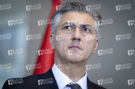 Empfang des Premierministers von Kroatien in Berlin