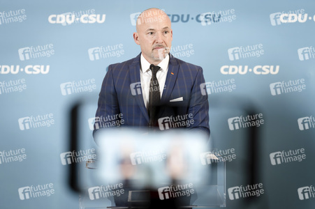 Fraktionssitzung der CDU/CSU-Bundestagsfraktion in Berlin