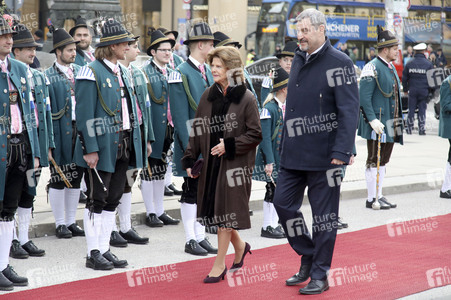 Besuch von Königin Silvia von Schweden in München