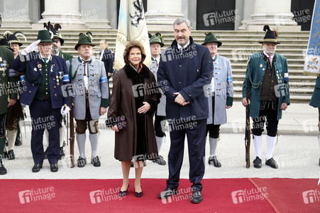 Besuch von Königin Silvia von Schweden in München