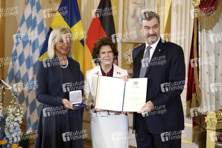 Besuch von Königin Silvia von Schweden in München