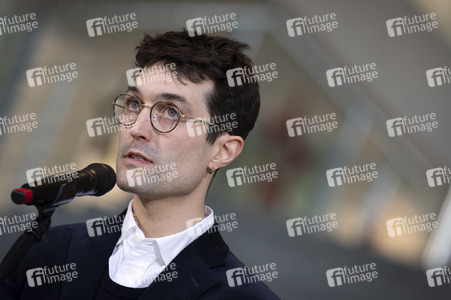 Pressestatment mit Wolfram Weimer nach dem Treffen mit Musikerinnen und Musikern im Kanzleramt in Berlin