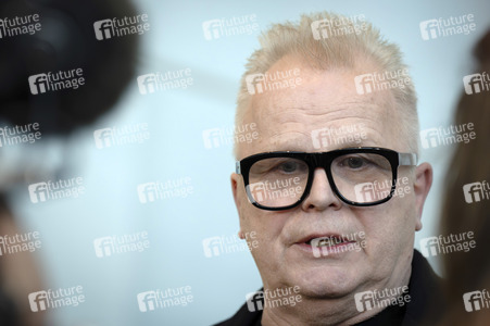 Pressestatment mit Wolfram Weimer nach dem Treffen mit Musikerinnen und Musikern im Kanzleramt in Berlin