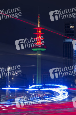 Telemoritz mit Weihnachtsbeleuchtung  in Hannover