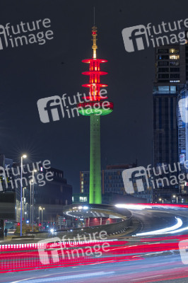 Telemoritz mit Weihnachtsbeleuchtung  in Hannover