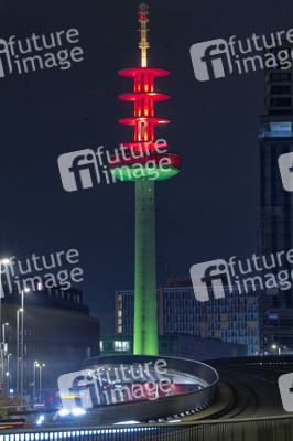 Telemoritz mit Weihnachtsbeleuchtung  in Hannover