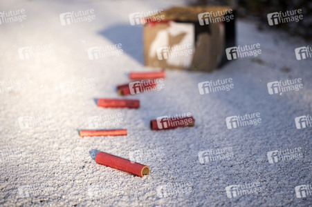 Symbolbild Feuerwerkskörper-Müll