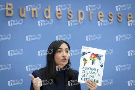 Bundespressekonferenz Reformplan 'Zukunft zusammen global gestalten' in Berlin