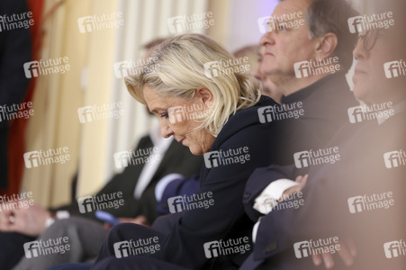 Pressekonferenz mit Jordan Bardella in Paris