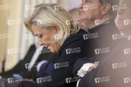 Pressekonferenz mit Jordan Bardella in Paris