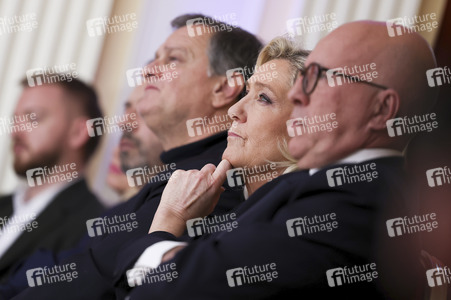 Pressekonferenz mit Jordan Bardella in Paris