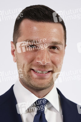 Pressekonferenz mit Jordan Bardella in Paris