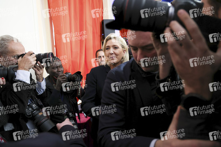 Pressekonferenz mit Jordan Bardella in Paris