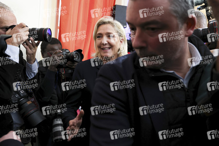 Pressekonferenz mit Jordan Bardella in Paris