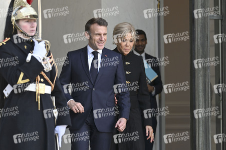 Empfang von König Felipe VI. in Paris