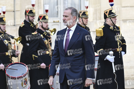 Empfang von König Felipe VI. in Paris