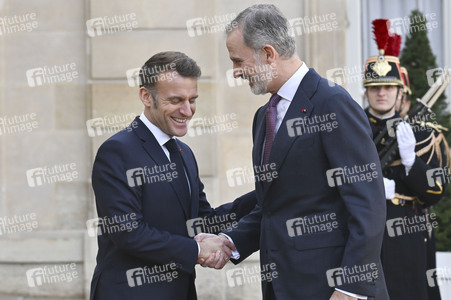 Empfang von König Felipe VI. in Paris