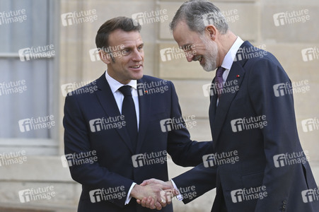 Empfang von König Felipe VI. in Paris