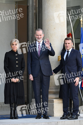 Empfang von König Felipe VI. in Paris