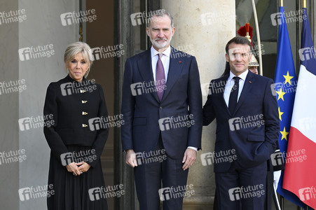 Empfang von König Felipe VI. in Paris