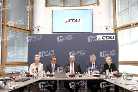 Pressekonferenz nach der Bundesvorstandssitzung der CDU in Berlin