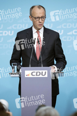Pressekonferenz nach der Bundesvorstandssitzung der CDU in Berlin