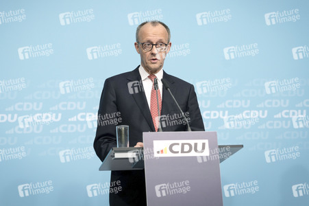 Pressekonferenz nach der Bundesvorstandssitzung der CDU in Berlin