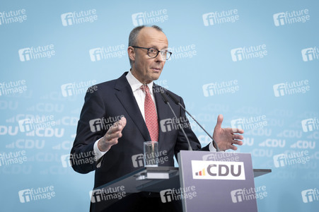 Pressekonferenz nach der Bundesvorstandssitzung der CDU in Berlin