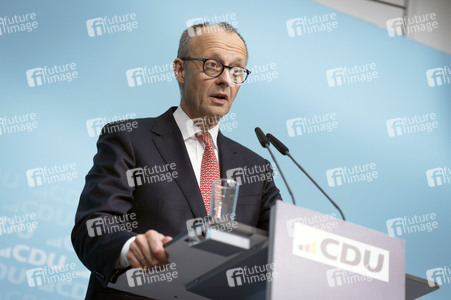 Pressekonferenz nach der Bundesvorstandssitzung der CDU in Berlin