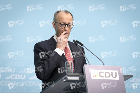 Pressekonferenz nach der Bundesvorstandssitzung der CDU in Berlin