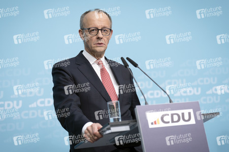 Pressekonferenz nach der Bundesvorstandssitzung der CDU in Berlin