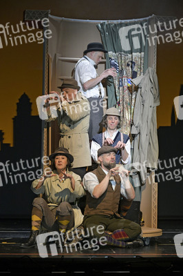 Theaterprobe 'Erich und die Detektive' in Berlin