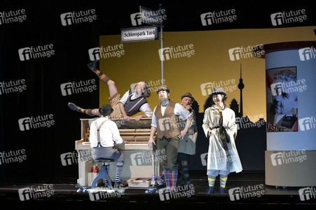 Theaterprobe 'Erich und die Detektive' in Berlin