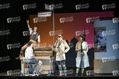 Theaterprobe 'Erich und die Detektive' in Berlin
