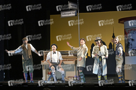 Theaterprobe 'Erich und die Detektive' in Berlin