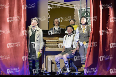 Theaterprobe 'Erich und die Detektive' in Berlin