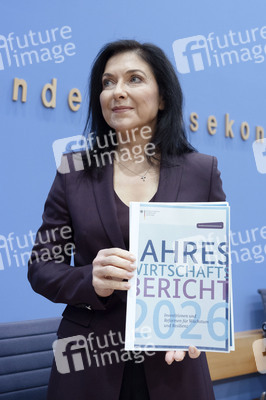 Bundespressekonferenz 'Vorstellung des Jahreswirtschaftsberichts 2026 der Bundesregierung' in Berlin