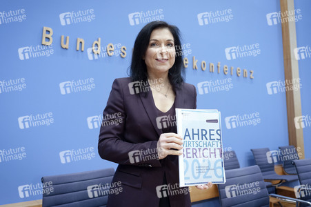 Bundespressekonferenz 'Vorstellung des Jahreswirtschaftsberichts 2026 der Bundesregierung' in Berlin