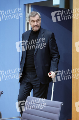 Bundespressekonferenz '3 Löwen Allianz' in Berlin