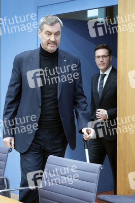 Bundespressekonferenz '3 Löwen Allianz' in Berlin