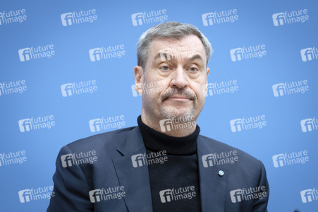 Bundespressekonferenz '3 Löwen Allianz' in Berlin